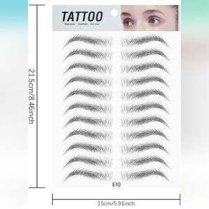 Natural looking eyebrow tattoos